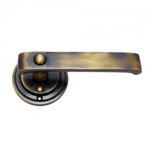 "Joshua" Brass Handle with Rose 